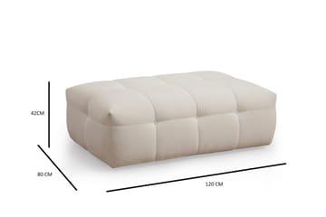 Octavian Fotskammel 120 cm - Beige - Møbler - Stoler & lenestoler - Krakk - Fotskammel