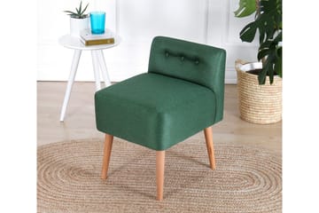 Anaro Sittepuff 43 cm Rektangulær - Mørkegrønn - Møbler - Stoler & lenestoler - Krakk - Puff