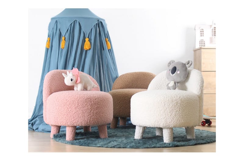 Anaro Sittepuff Rund - Brun - Møbler - Stoler & lenestoler - Krakk - Puff