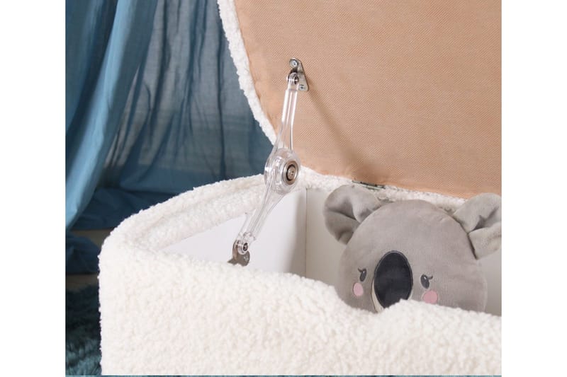 Anaro Puff 61 cm Rektangulær - Hvit - Møbler - Stoler & lenestoler - Krakk - Puff