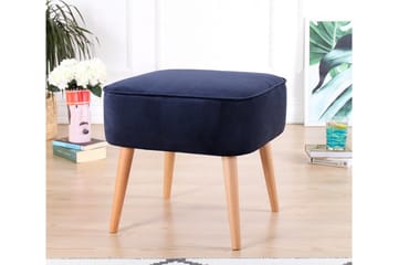 Anaro Sittepuff 45 cm Rektangulær - Marineblå - Møbler - Stoler & lenestoler - Krakk - Puff