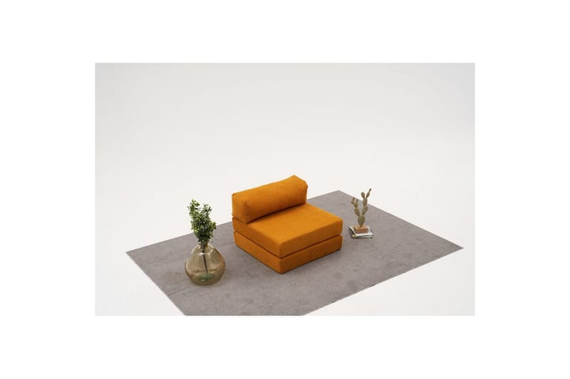 1-seters Sofa Selorbury Hvil Appelsin - Appelsin - Møbler - Stoler & lenestoler - Krakk - Puff