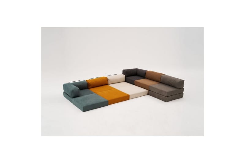 1-seters Sofa Selorbury Hvil Appelsin - Appelsin - Møbler - Stoler & lenestoler - Krakk - Puff
