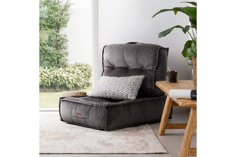 1-seters Sofa Wenarport Antrasitt - Antrasitt - Møbler - Stoler & lenestoler - Krakk - Puff