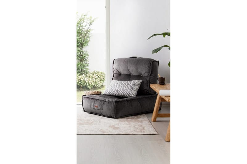 1-seters Sofa Wenarport Antrasitt - Antrasitt - Møbler - Stoler & lenestoler - Krakk - Puff
