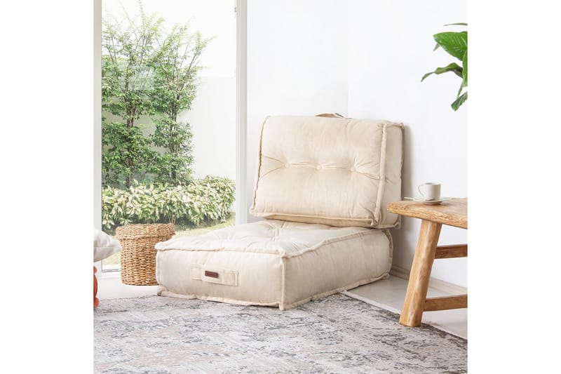 1-seters Sofa Wenarport Beige - Beige - Møbler - Stoler & lenestoler - Krakk - Puff