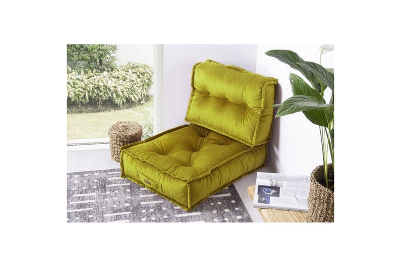 1-seters Sofa Wenarport Lime - Lime - Møbler - Stoler & lenestoler - Krakk - Puff