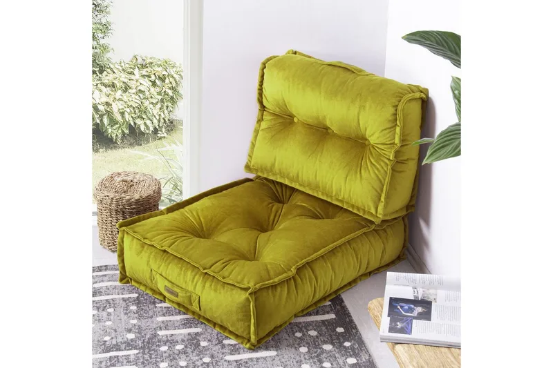 1-seters Sofa Wenarport Lime - Lime - Møbler - Stoler & lenestoler - Krakk - Puff