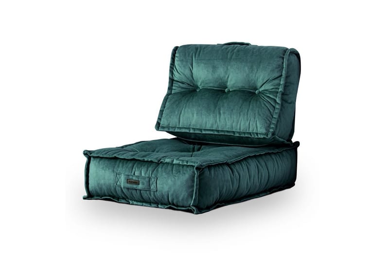 1-seters Sofa Wenarport Petrolgrønn - Petrolgrønn - Møbler - Stoler & lenestoler - Krakk - Puff