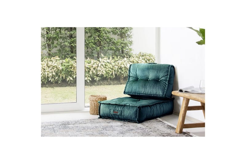 1-seters Sofa Wenarport Petrolgrønn - Petrolgrønn - Møbler - Stoler & lenestoler - Krakk - Puff