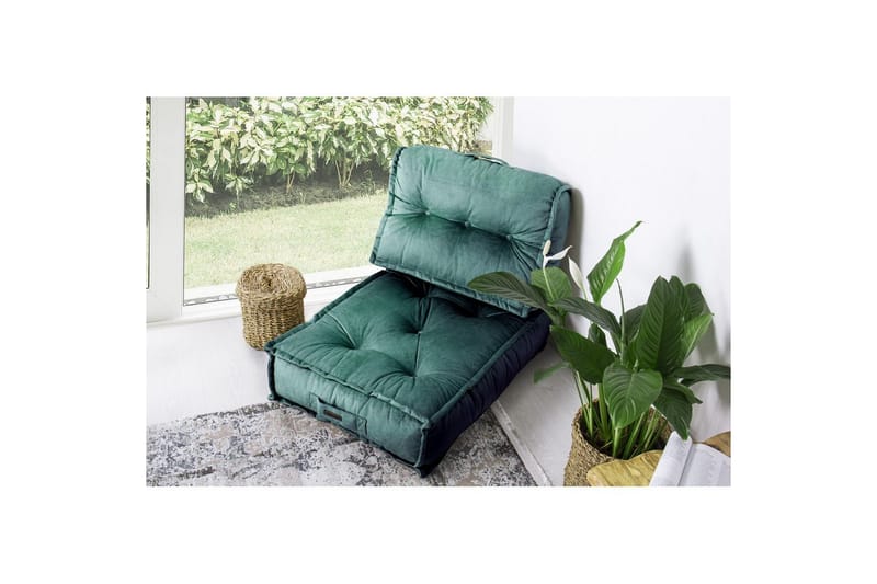 1-seters Sofa Wenarport Petrolgrønn - Petrolgrønn - Møbler - Stoler & lenestoler - Krakk - Puff
