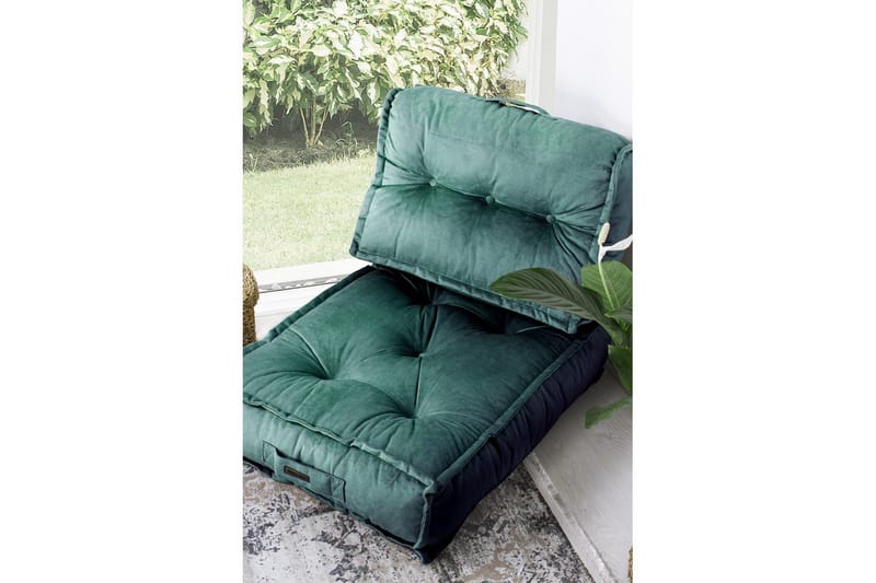 1-seters Sofa Wenarport Petrolgrønn - Petrolgrønn - Møbler - Stoler & lenestoler - Krakk - Puff