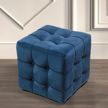 Ameias Sittepuff 42 cm - Marineblå - Møbler - Stoler & lenestoler - Krakk - Puff