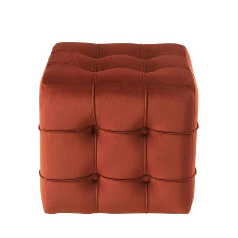 Ameias Sittepuff 42 cm - Oransje - Møbler - Stoler & lenestoler - Krakk - Puff