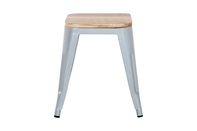 Amparo Krakk - Grå/Tresete - Møbler - Stoler & lenestoler - Krakk