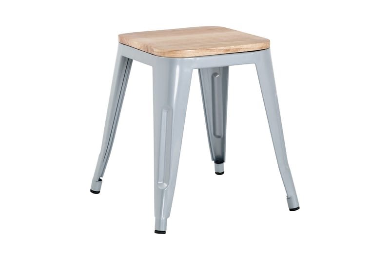 Amparo Krakk - Grå/Tresete - Møbler - Stoler & lenestoler - Krakk