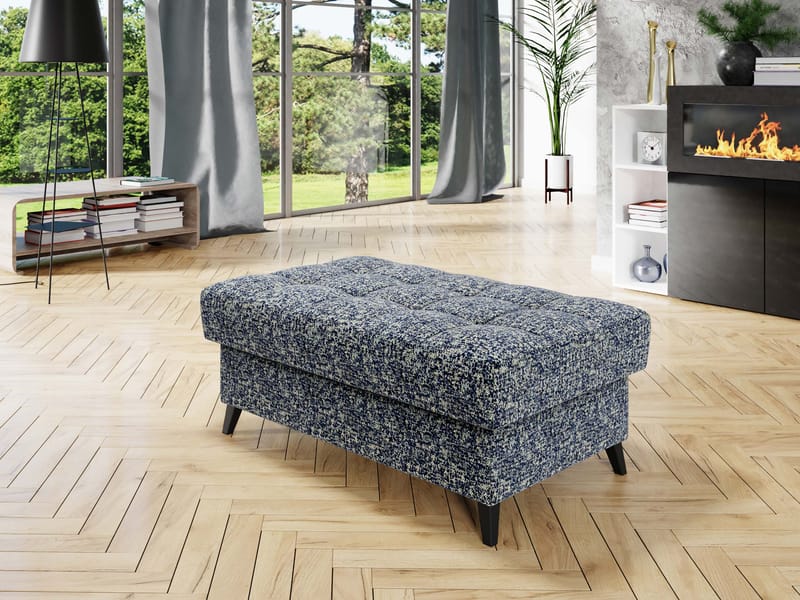 Amshyttan Fotskammel 106 cm - Blå - Møbler - Stoler & lenestoler - Krakk - Fotskammel