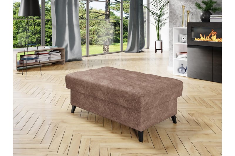 Amshyttan Puff - Brun - Møbler - Stoler & lenestoler - Krakk - Puff