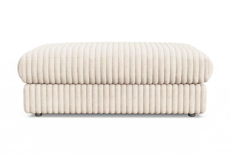 Arken Lyx Rektangulær Fotskammel i Manchester - Beige - Møbler - Stoler & lenestoler - Krakk - Fotskammel