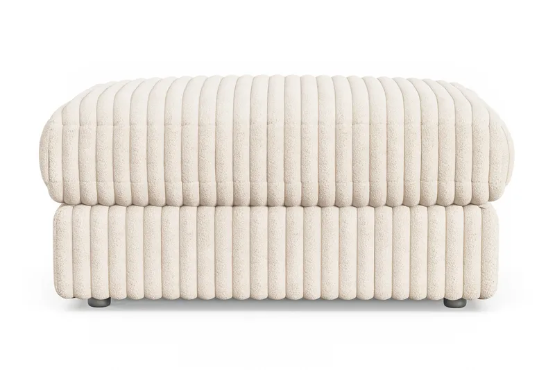 Arken Lyx Rektangulær Fotskammel i Manchester - Beige - Møbler - Stoler & lenestoler - Krakk - Fotskammel