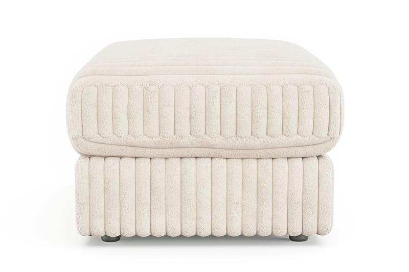 Arken Lyx Rektangulær Fotskammel i Manchester - Beige - Møbler - Stoler & lenestoler - Krakk - Fotskammel