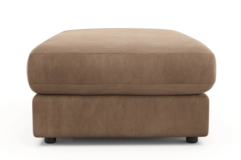 Arken Lyx Rektangulær Fotskammel i Manchester - Brun - Møbler - Stoler & lenestoler - Krakk - Fotskammel