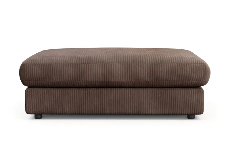 Arken Lyx Rektangulær Fotskammel i Manchester - Brun - Møbler - Stoler & lenestoler - Krakk - Fotskammel
