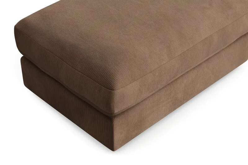 Arken Lyx Rektangulær Fotskammel i Manchester - Brun - Møbler - Stoler & lenestoler - Krakk - Fotskammel