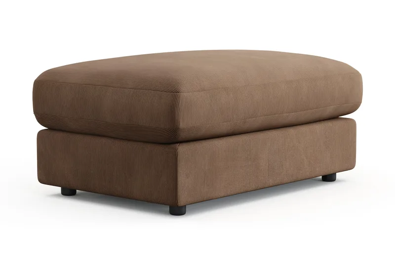 Arken Lyx Rektangulær Fotskammel i Manchester - Brun - Møbler - Stoler & lenestoler - Krakk - Fotskammel