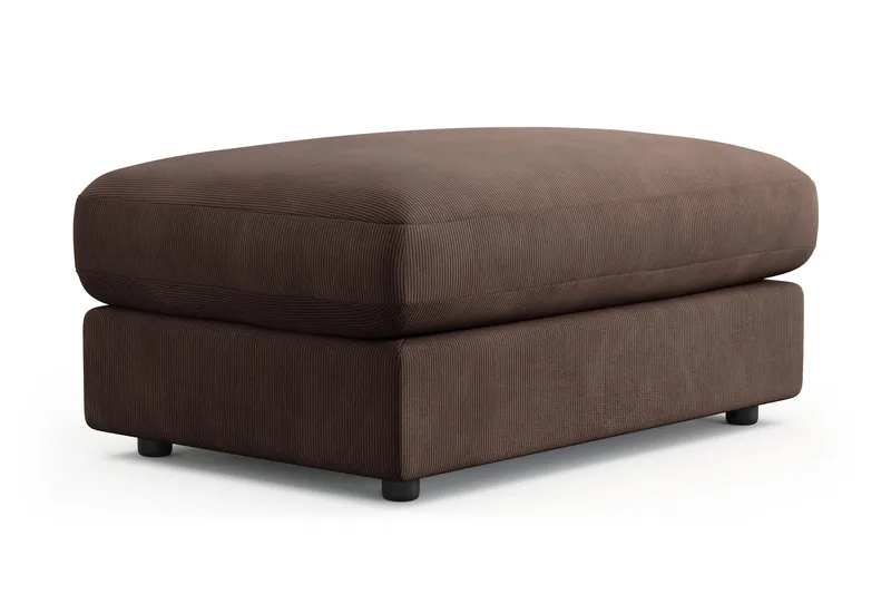 Arken Lyx Rektangulær Fotskammel i Manchester - Brun - Møbler - Stoler & lenestoler - Krakk - Fotskammel