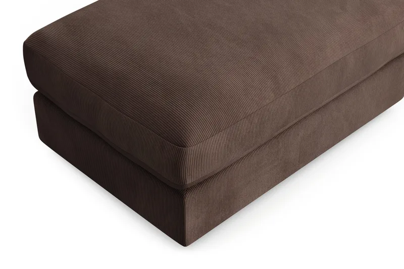 Arken Lyx Rektangulær Fotskammel i Manchester - Brun - Møbler - Stoler & lenestoler - Krakk - Fotskammel