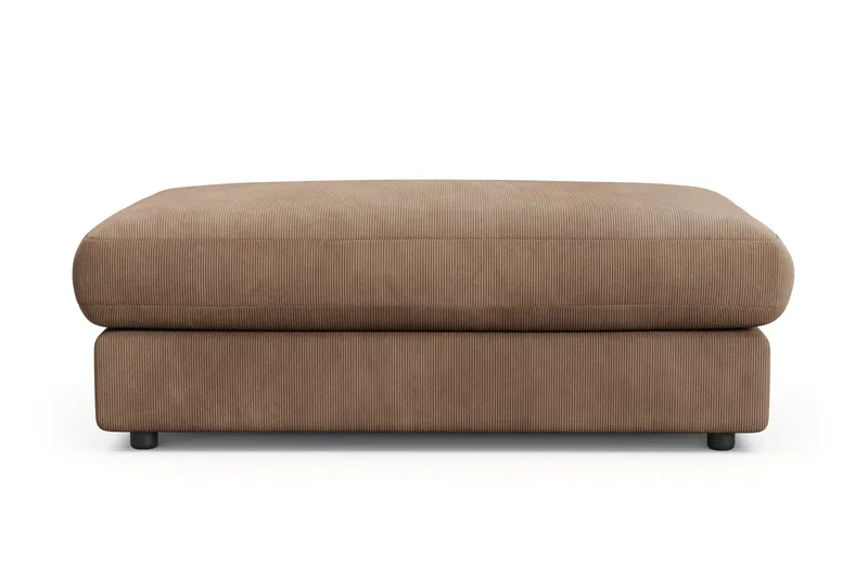 Arken Lyx Rektangulær Fotskammel i Manchester - Brun - Møbler - Stoler & lenestoler - Krakk - Fotskammel