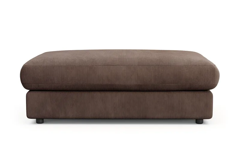 Arken Lyx Rektangulær Fotskammel i Manchester - Brun - Møbler - Stoler & lenestoler - Krakk - Fotskammel