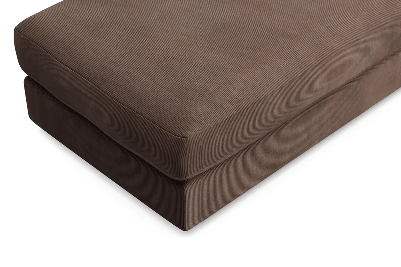 Arken Lyx Rektangulær Fotskammel i Manchester - Brun - Møbler - Stoler & lenestoler - Krakk - Fotskammel