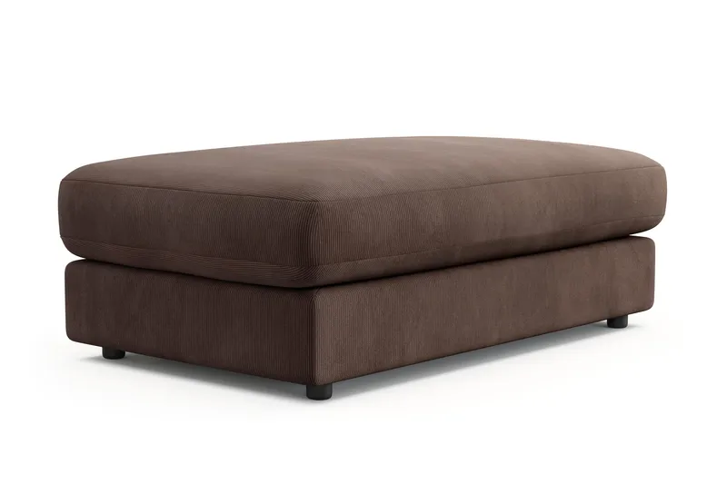 Arken Lyx Rektangulær Fotskammel i Manchester - Brun - Møbler - Stoler & lenestoler - Krakk - Fotskammel