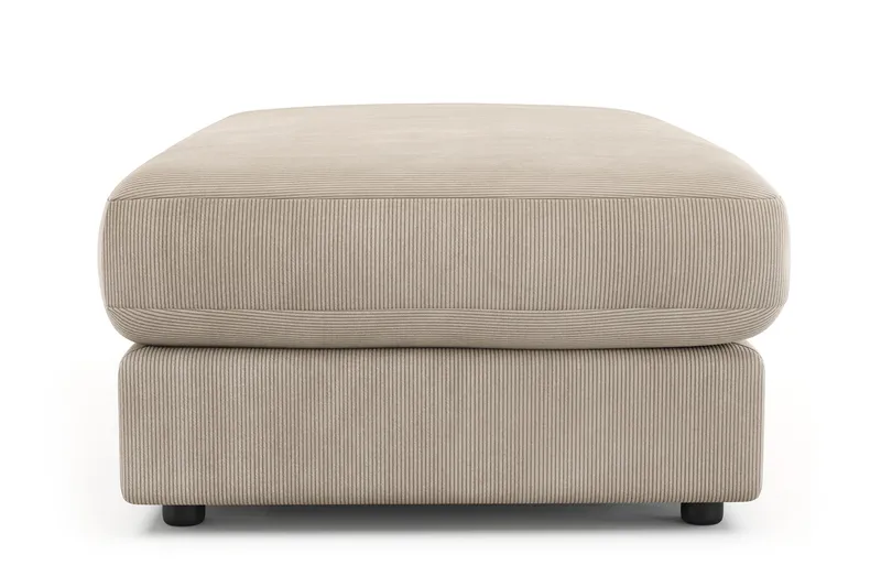 Arken Lyx Rektangulær Fotskammel i Manchester - Greige - Møbler - Stoler & lenestoler - Krakk - Fotskammel