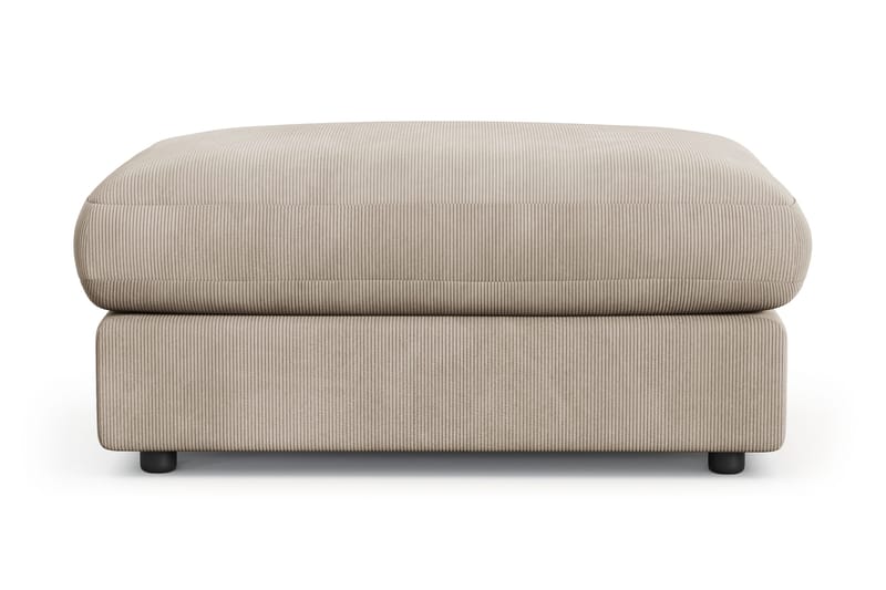 Arken Lyx Rektangulær Fotskammel i Manchester - Greige - Møbler - Stoler & lenestoler - Krakk - Fotskammel
