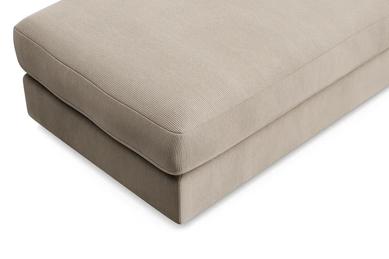 Arken Lyx Rektangulær Fotskammel i Manchester - Greige - Møbler - Stoler & lenestoler - Krakk - Fotskammel