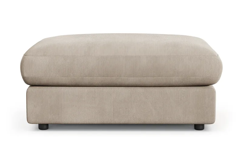 Arken Lyx Rektangulær Fotskammel i Manchester - Greige - Møbler - Stoler & lenestoler - Krakk - Fotskammel