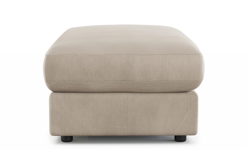 Arken Lyx Rektangulær Fotskammel i Manchester - Greige - Møbler - Stoler & lenestoler - Krakk - Fotskammel