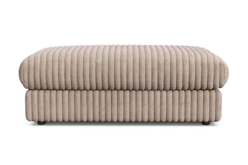 Arken Lyx Rektangulær Fotskammel i Manchester, Greige