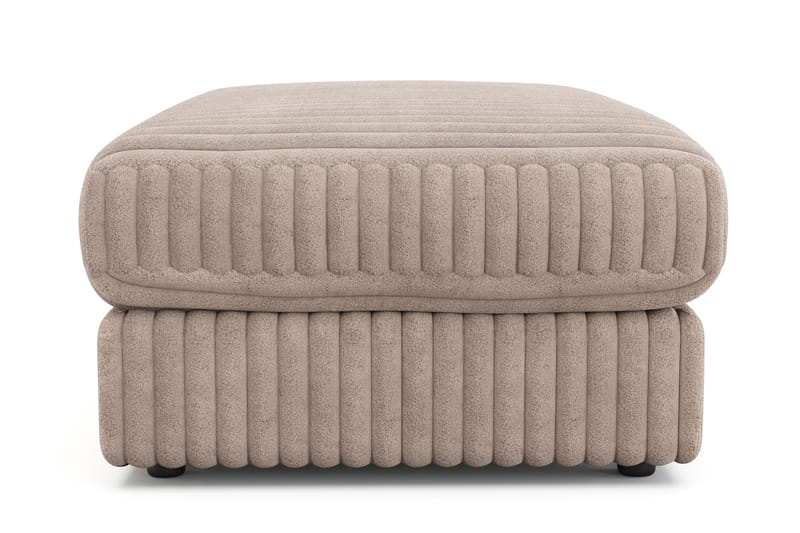 Arken Lyx Rektangulær Fotskammel i Manchester - Greige - Møbler - Stoler & lenestoler - Krakk - Fotskammel