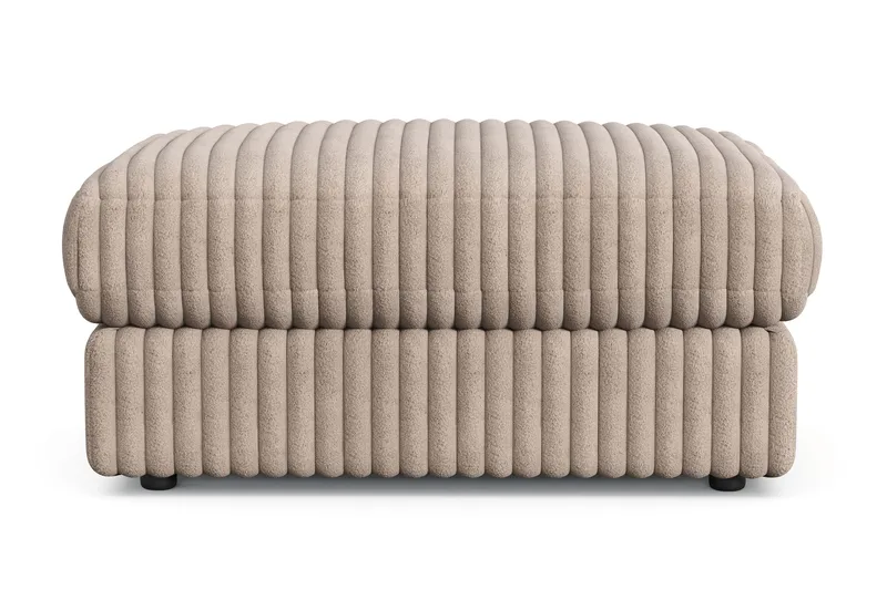 Arken Lyx Rektangulær Fotskammel i Manchester, Greige