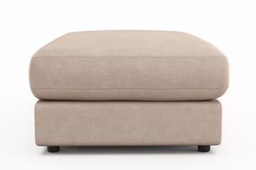 Arken Lyx rektangulær fotskammel i stoff - Beige - Møbler - Stoler & lenestoler - Krakk - Fotskammel