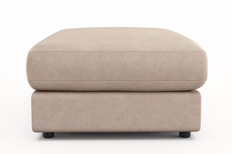 Arken Lyx Rektangulær Fotskammel i stoff - Beige - Møbler - Stoler & lenestoler - Krakk - Fotskammel
