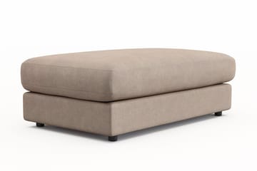 Arken Lyx rektangulær fotskammel i stoff - Beige - Møbler - Stoler & lenestoler - Krakk - Fotskammel