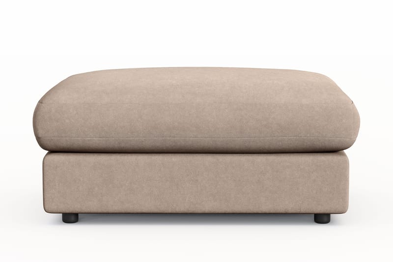 Arken Lyx Rektangulær Fotskammel i stoff - Beige - Møbler - Stoler & lenestoler - Krakk - Fotskammel