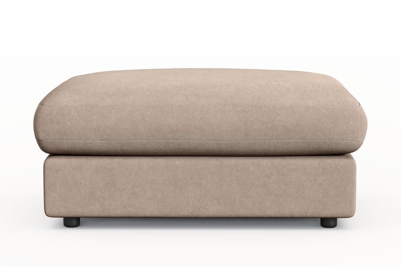 Arken Lyx Rektangulær Fotskammel i stoff - Beige - Møbler - Stoler & lenestoler - Krakk - Fotskammel