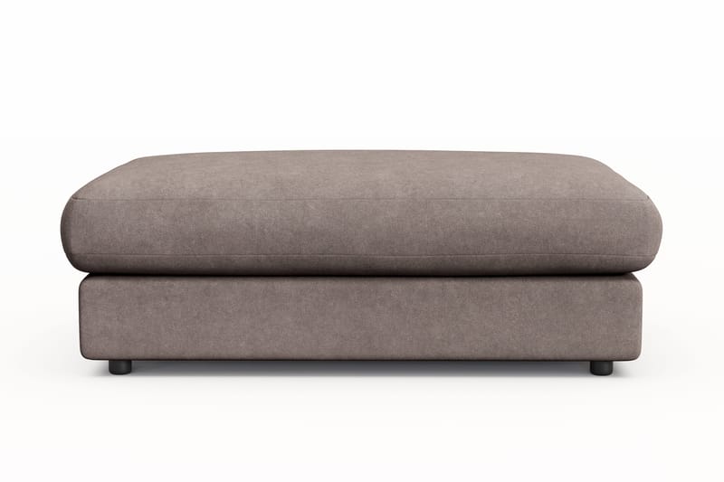 Arken Lyx Rektangulær Fotskammel i stoff - Brun - Møbler - Stoler & lenestoler - Krakk - Fotskammel