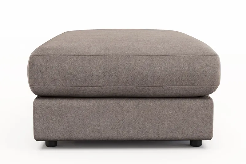 Arken Lyx Rektangulær Fotskammel i stoff - Brun - Møbler - Stoler & lenestoler - Krakk - Fotskammel